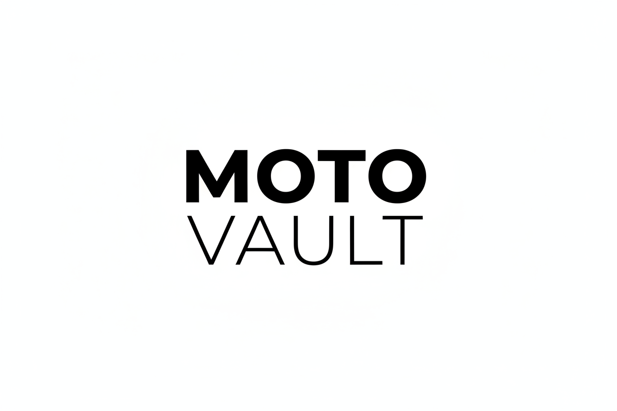 Moto Vault Logo tipografia